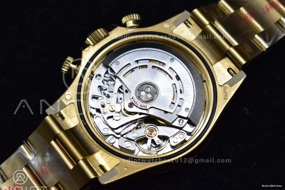 Durable YG V 116505 Dial Clean 399 on Markers 1:1 Edition YG Best SA4130 Black Daytona Bracelet 1115